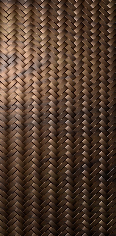 3D Wall Pannel - K-04 Herringbone Woven Texture Relief Model